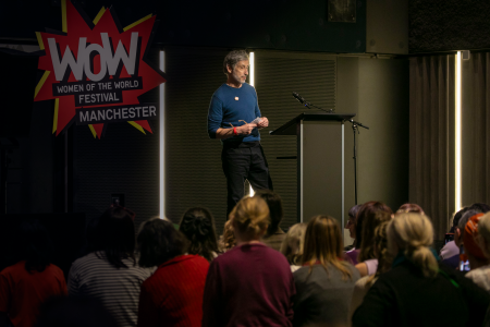 David Bartlett presenting at WOW Manchester
